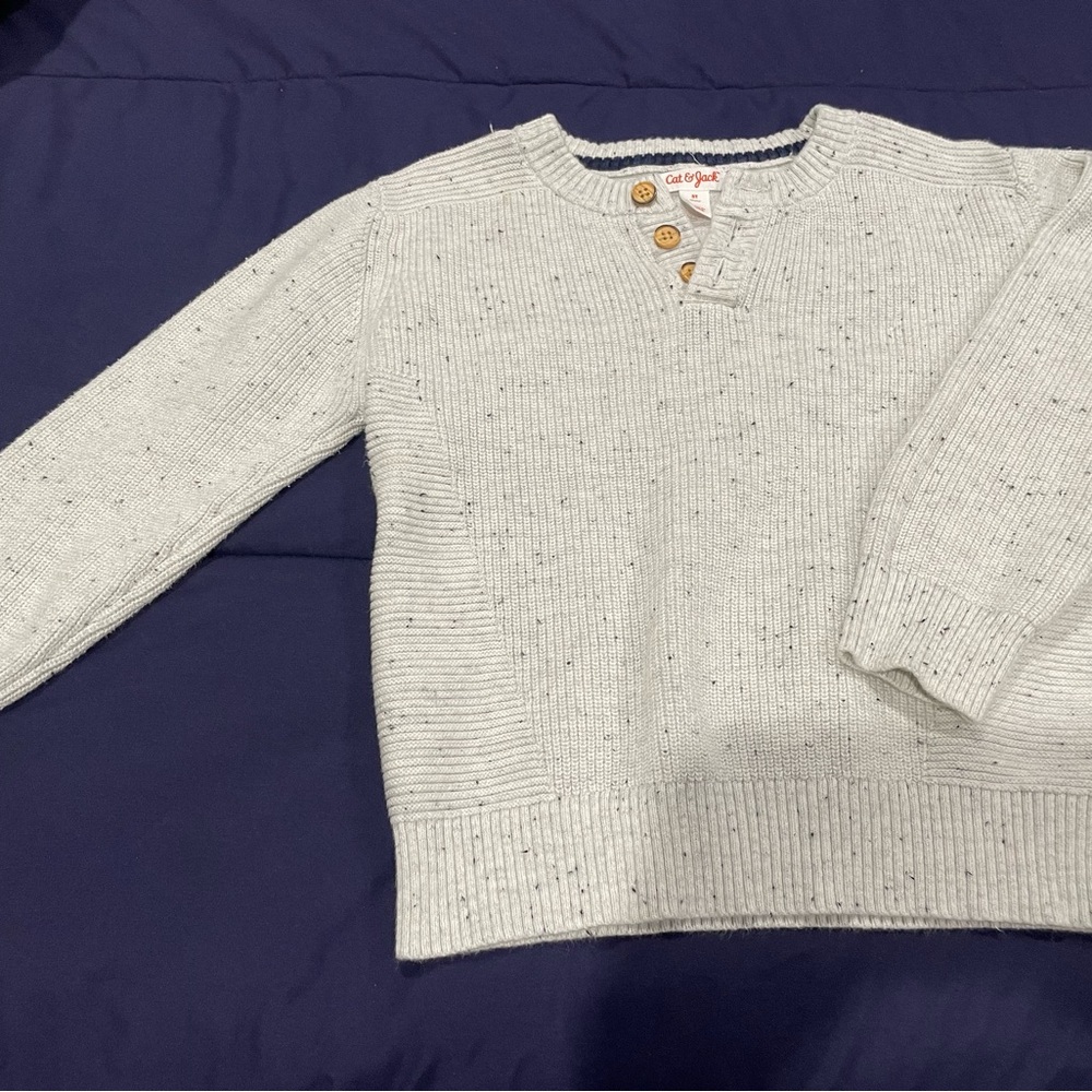 Cozy Cream Sweater with Button Detail
